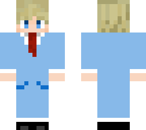 mika anzug blau