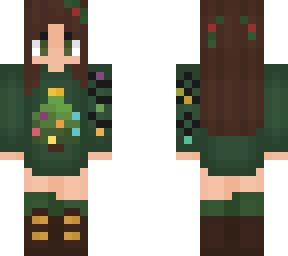 oc girl 'christmas tree' / (dont repload)