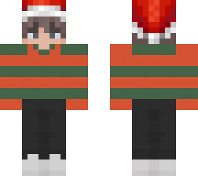 purplgroundttv w/ chrismas outfit and hat