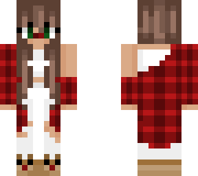 christmas reindeer girl (w/ nose)