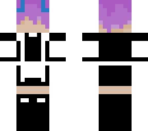 maid with purple hair