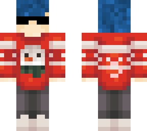 robleis pelo azul navidad (mueco de nieve)