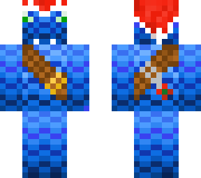 blue christmas dragon