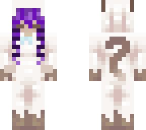 purple haired cat suit