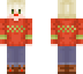 holiday sweater reindeer skin