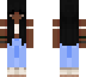 my crush as a minecraft skin (jeans version)