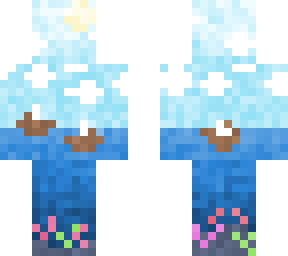 the sky and the sea