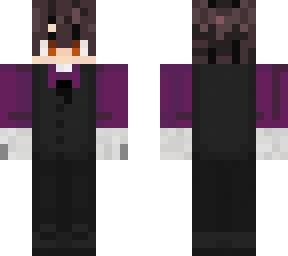 traje morado