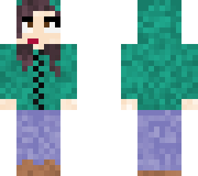 me in green hoodie
