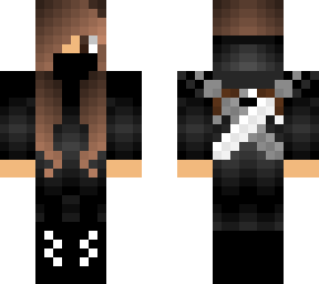 ninja girl black