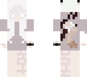 pale garden girl