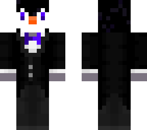 penguin on a suit