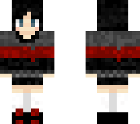 black hair