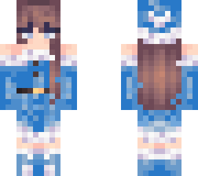 blue christmas dress (edited, og in desc)