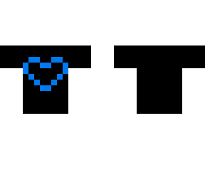blue heart shirt