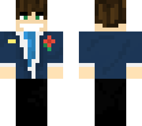 blue suit boy (wedding or date)
