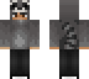 shirtless racoon guy