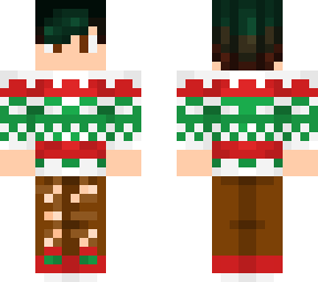 xmas hoodie (green hair)