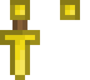 8-bit gold sword