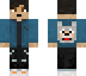 boy with wolf jacket
