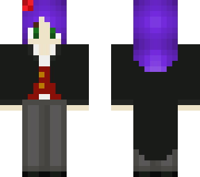 purple haired vampire