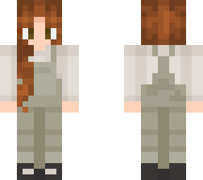 recolor brunet in overalls