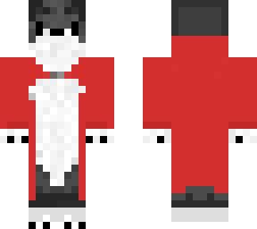 wolf with red coat
