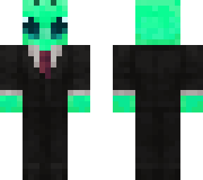 alien with suit