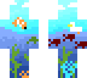 clownfish jumping out of water