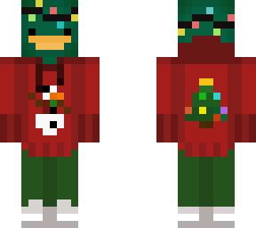duck green sweater - christmas skin - 2024