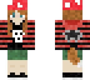 mushroom girl with hottopic sweater therian/furry