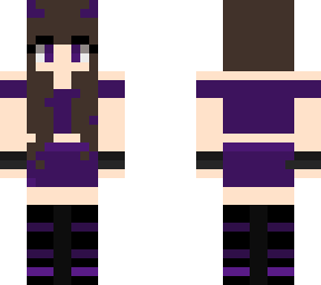 fille violet