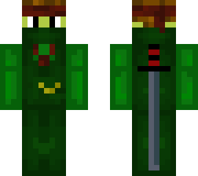 green suit katana