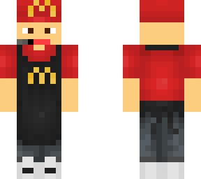 mcdonald's worker| brown eyes