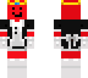 astro red-crown-maid dress