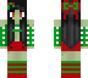 chrismas zombie girl