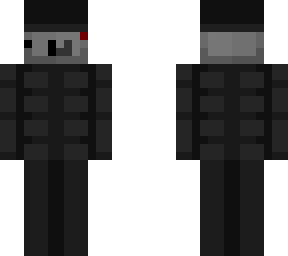 dark with jacket cosmetic smiley gamer (half blue & half robot edition)