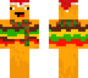 noob burger christmas skin
