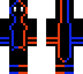 red and blue neon ninja (recolor + overhaul)