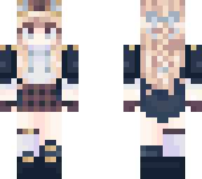 steampunk blonde pirate school girl