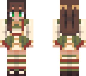 christmas green eye girl