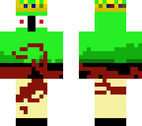 dark green parrot with crown