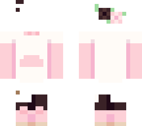 pink and white hoodie 4px