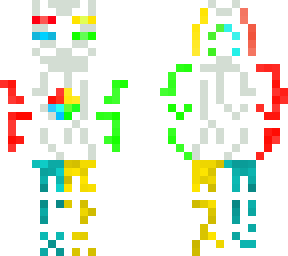 rainbow enderman :d