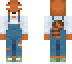 red panda overalls