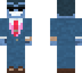 blue man