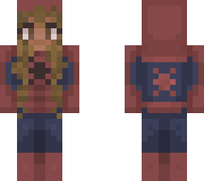 brown brunette spiderman girl (o.g spotism)