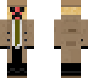 hotdog creeper in trench-coat