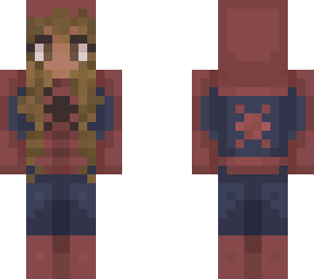 brown brunette spiderman girl (o.g spotism)