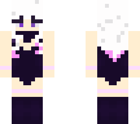 pink & purple demon girl (human)